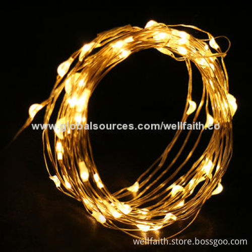 Outdoor LED globe string lights with green color for Christmas, LED string lights with 24V voltage